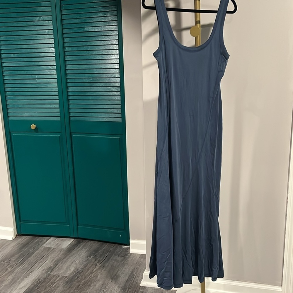 Free People Free-est Sidney Midi Dress siesta seas blue NWOT - Picture 5 of 7